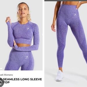 SOLD ** Gymshark viral long sleeve + leggings set